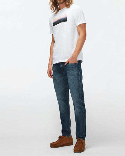 Photographic Tee Over The Sky Cotton White 7 For All Mankind