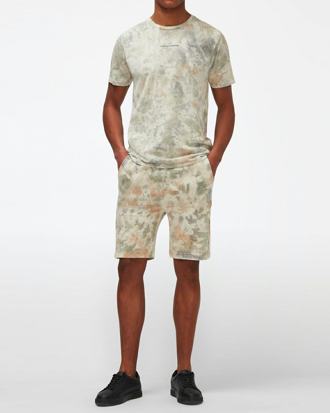 Tee Mineral Dye Camo Multicolor 7 For All Mankind