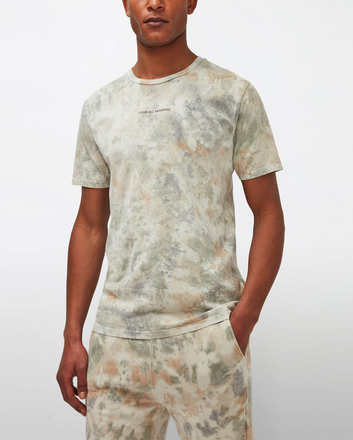 Tee Mineral Dye Camo Multicolor 7 For All Mankind
