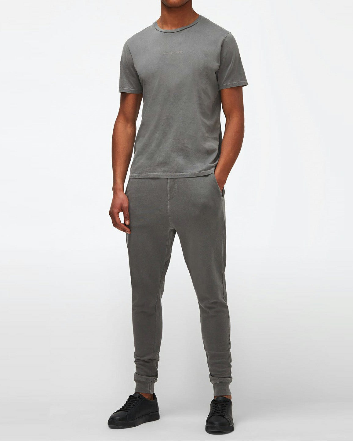 Tee Mineral Dye Charcoal Grey 7 For All Mankind