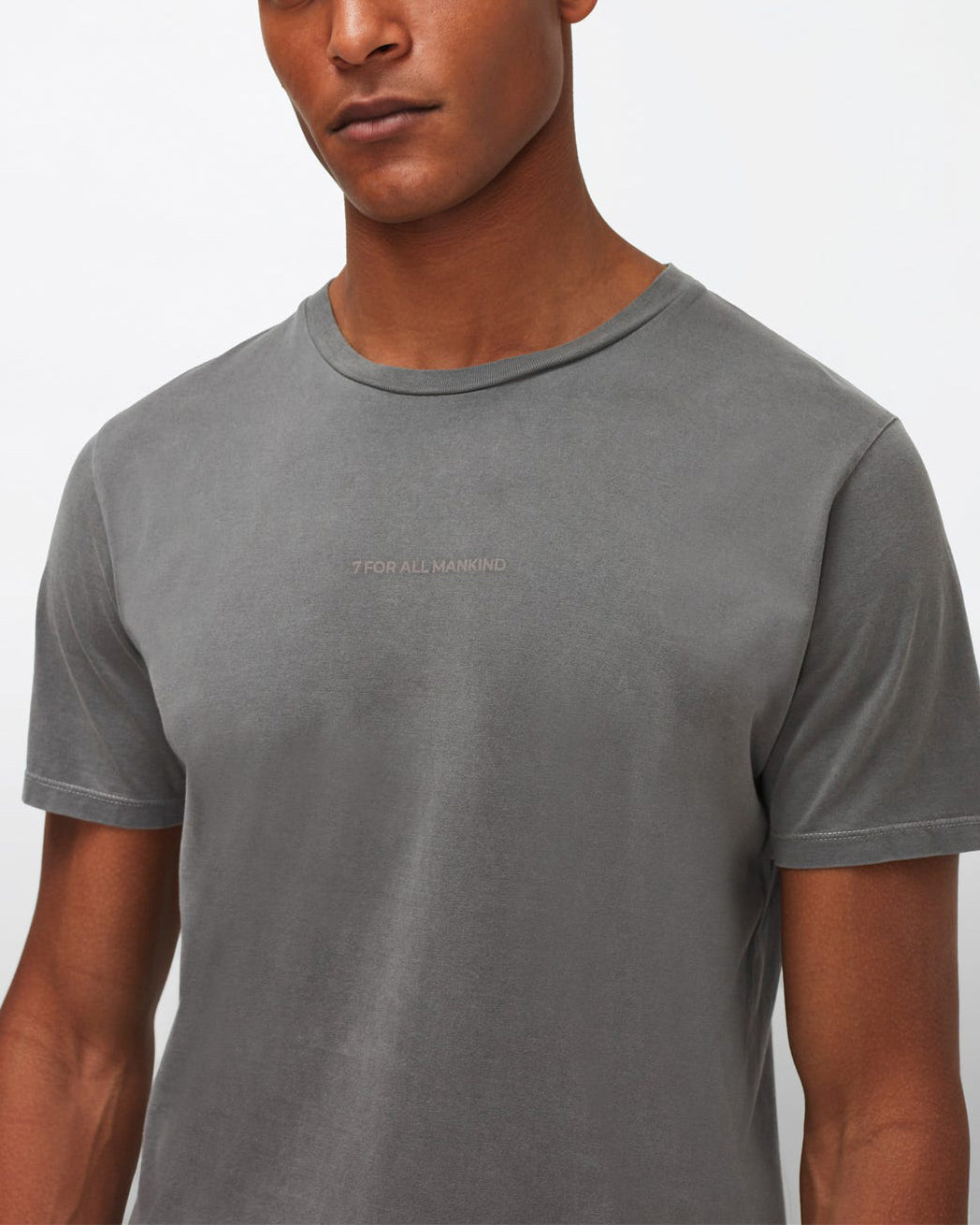 Tee Mineral Dye Charcoal Grey 7 For All Mankind