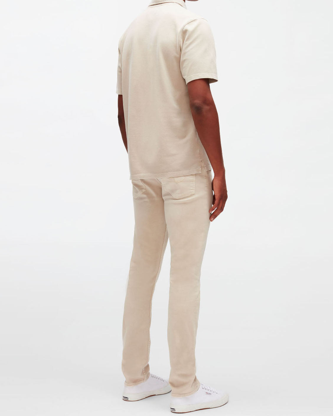Beige Polo Old Dye Piquet Arizona 7 For All Mankind