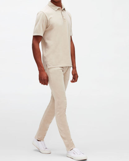 Beige Polo Old Dye Piquet Arizona 7 For All Mankind