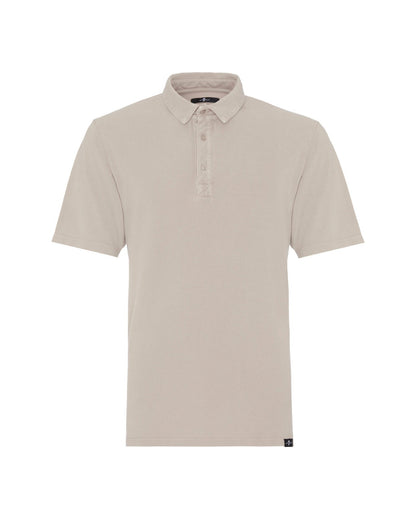 Beige Polo Old Dye Piquet Arizona 7 For All Mankind