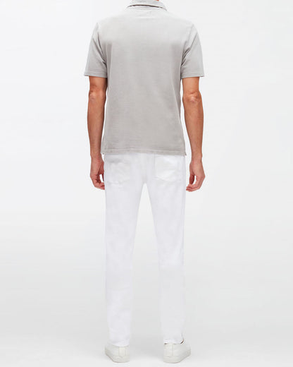 Light Grey Polo Old Dye Piquet Griffin 7 For All Mankind