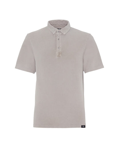 Light Grey Polo Old Dye Piquet Griffin 7 For All Mankind