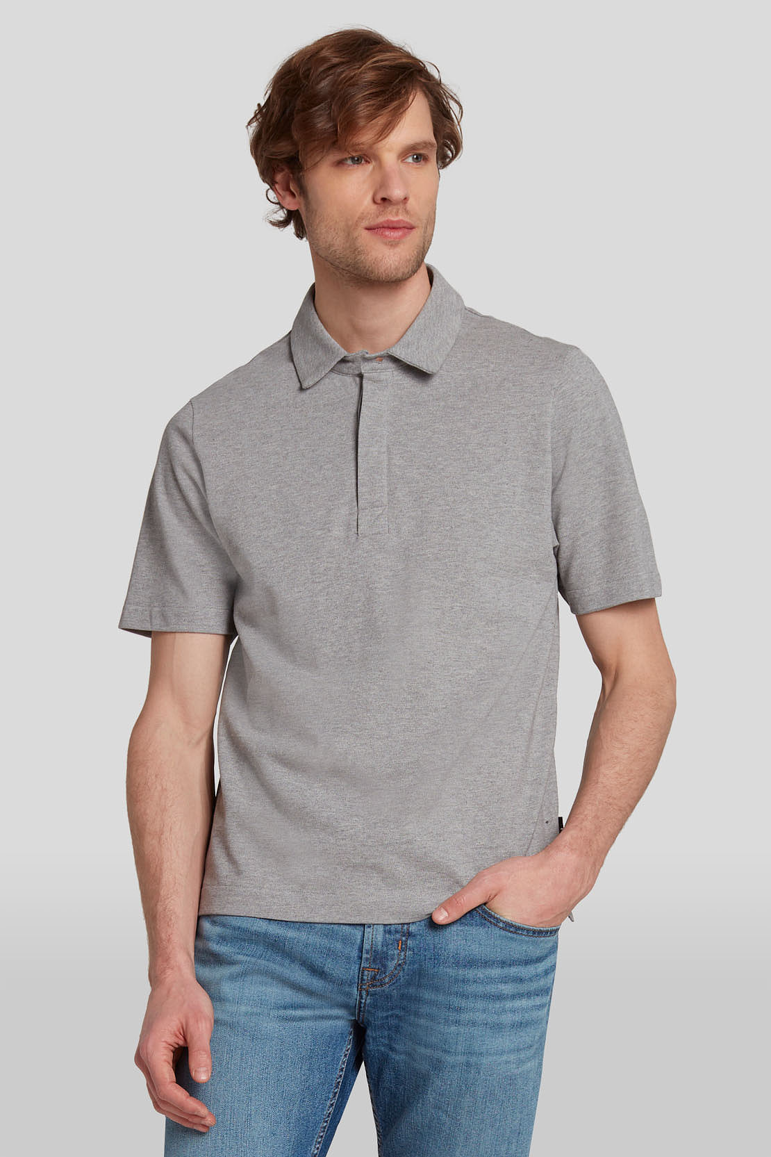 Polo Piquet Grey Melange_JSMM3500GM_GM_05