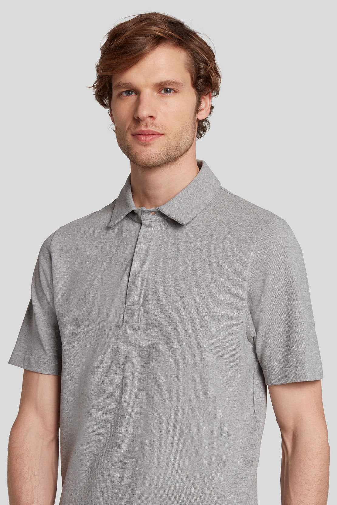 Polo Piquet Grey Melange_JSMM3500GM_GM_06