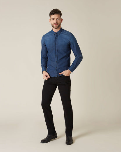 Black STANDARD Luxe Performance Plus Black 7 For All Mankind