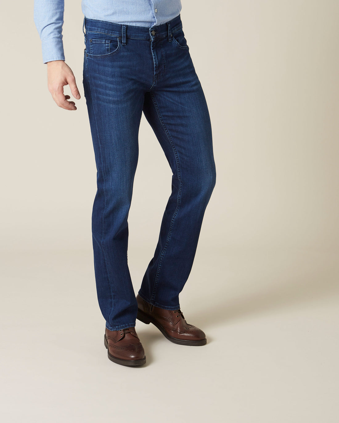 Middle Blue Standard Luxe Performance Indigo Blue 7 For All Mankind