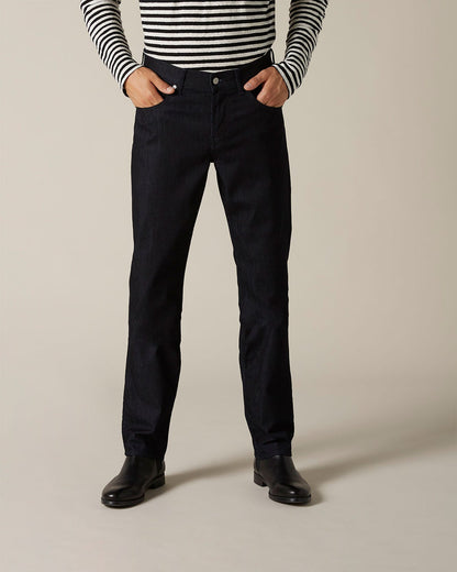 Black SLIMMY Weightless Airy Rinse Blue Dark Blue 7 For All Mankind