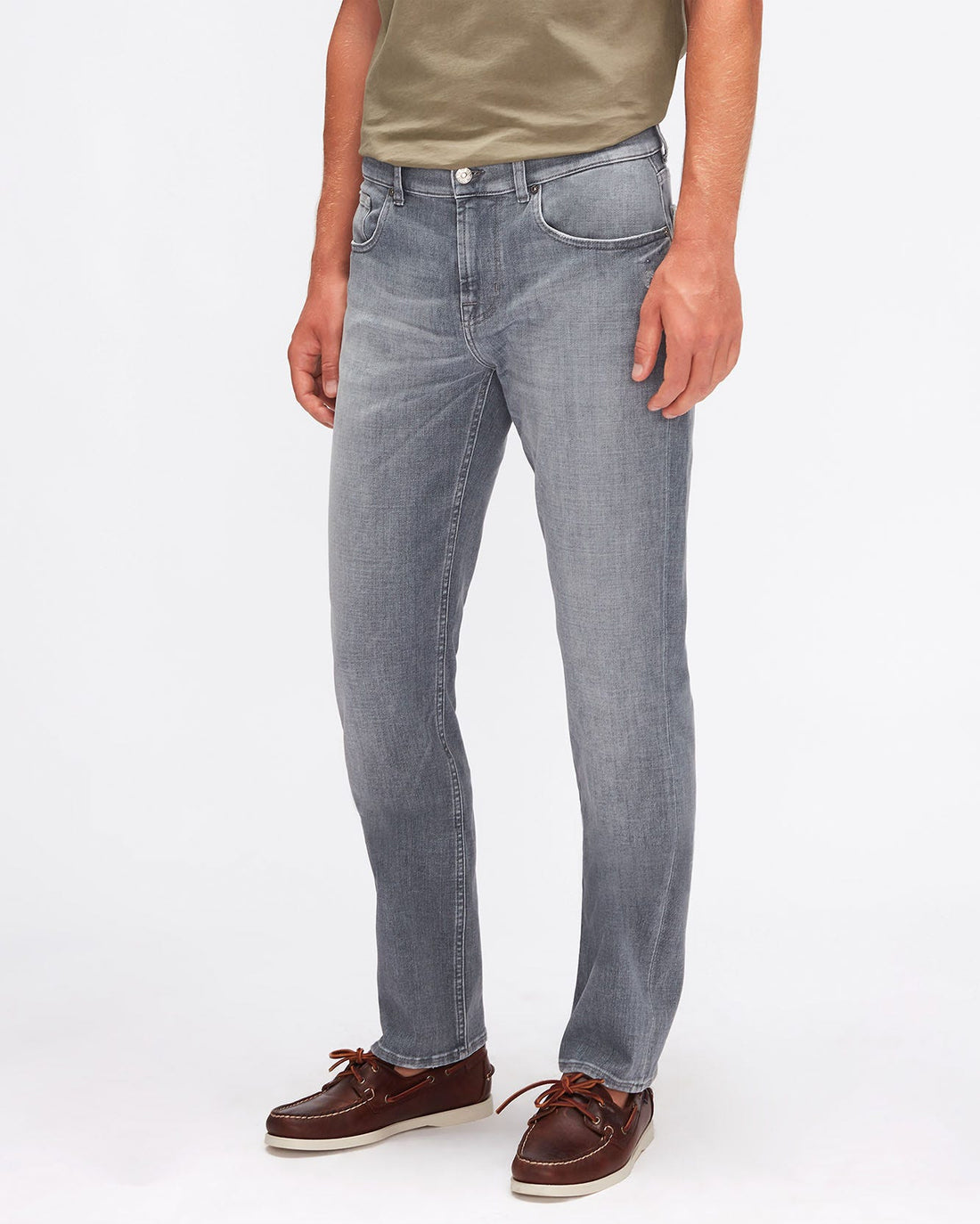 Light Grey SLIMMY Stretch Tek Free days 7 For All Mankind