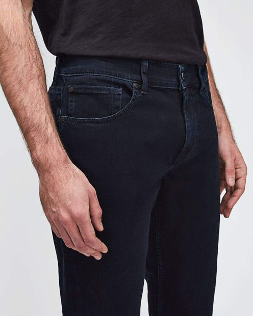 Dark Blue Slimmy Luxe Performance Eco Blue Black 7 For All Mankind