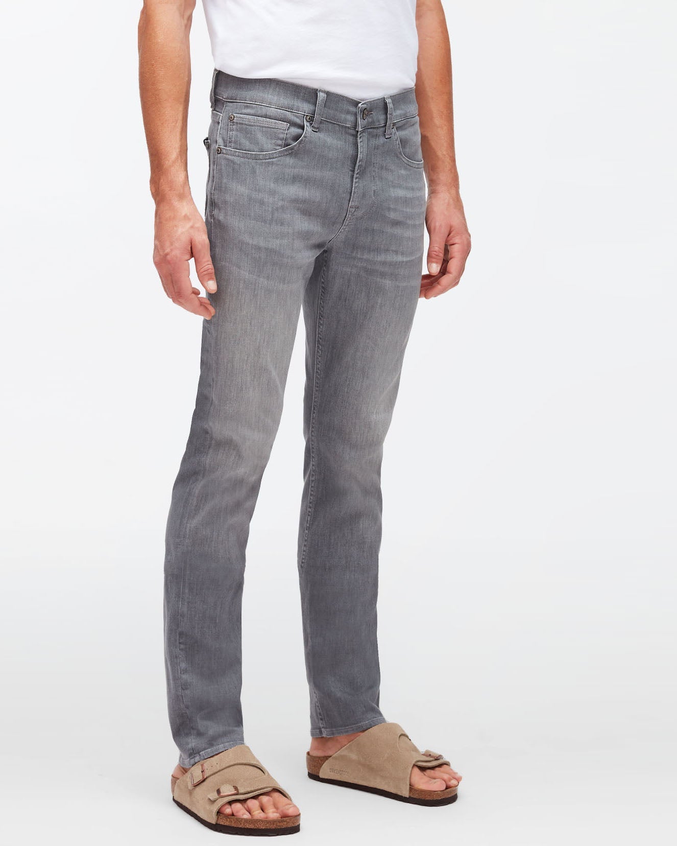 Light Grey Slimmy Eco Weightless Grey 7 For All Mankind