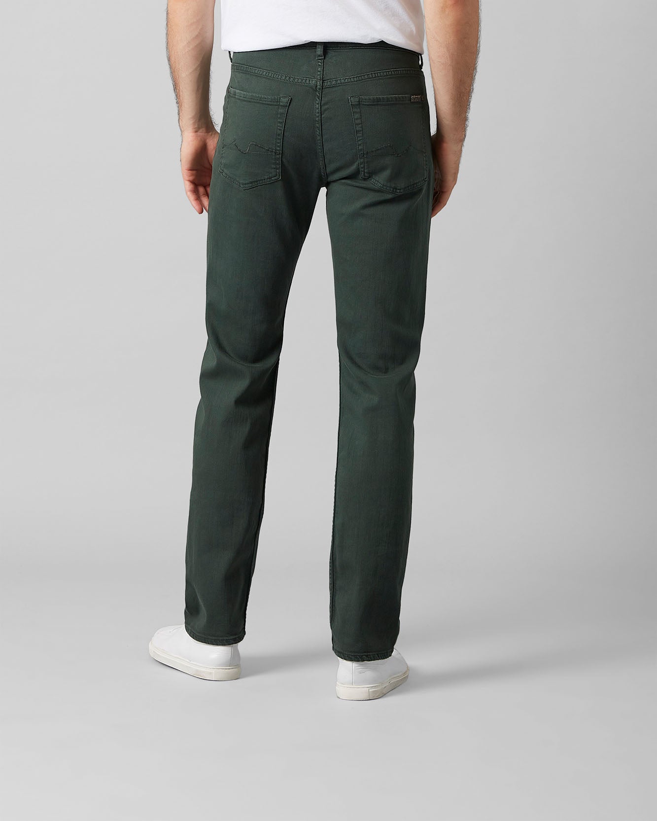 Green Slimmy Luxe Performance Colors Avocado Green 7 For All Mankind
