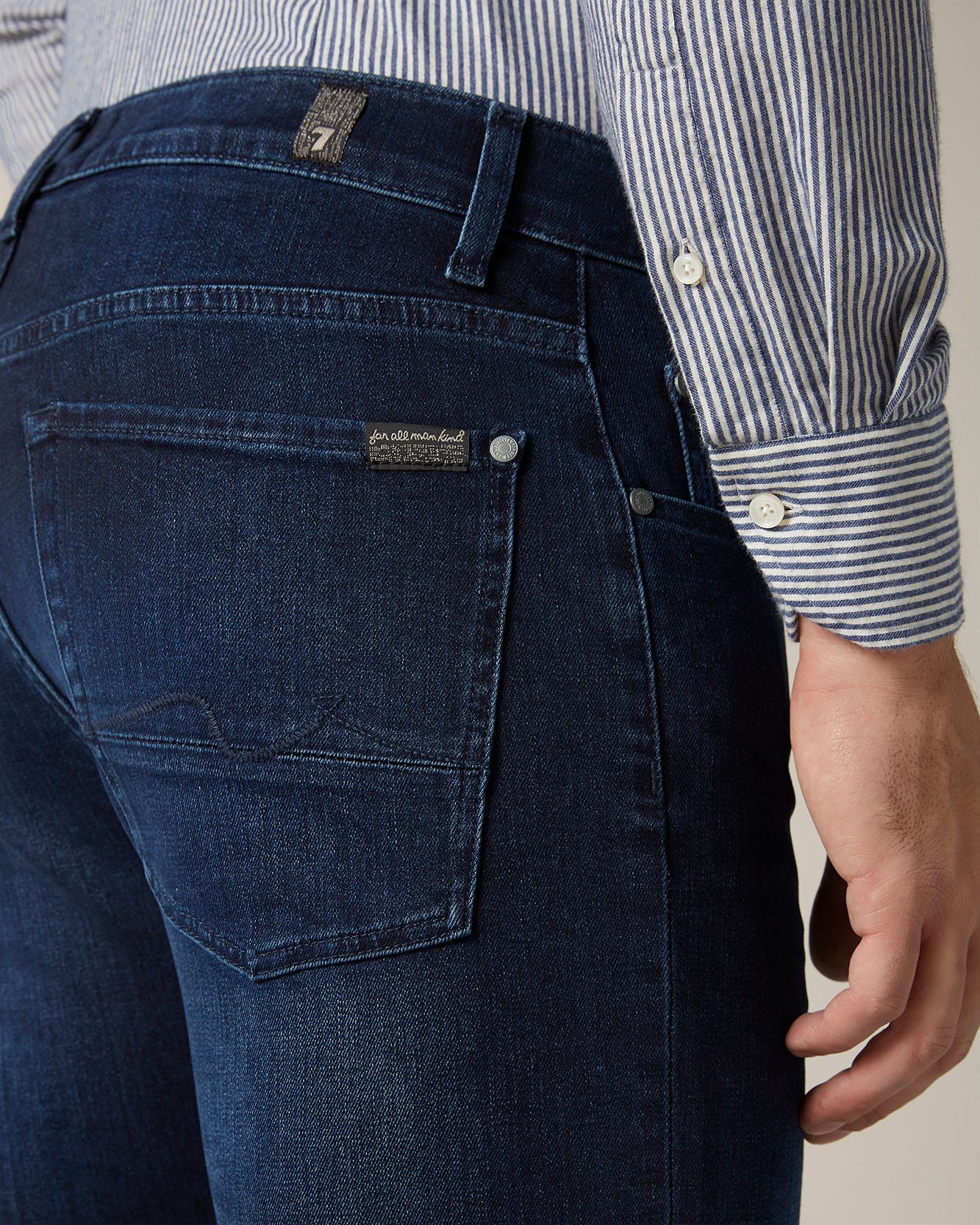 Middle Blue SLIMMY Luxe Performance Dark Blue 7 For All Mankind