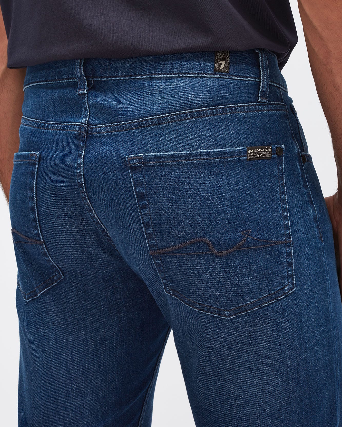 Middle Blue SLIMMY Luxe Performance Bright Middle Blue 7 For All Mankind