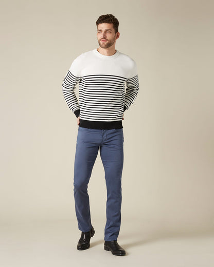 Light Blue SLIMMY Luxe Performance Sateen Dark avio 7 For All Mankind