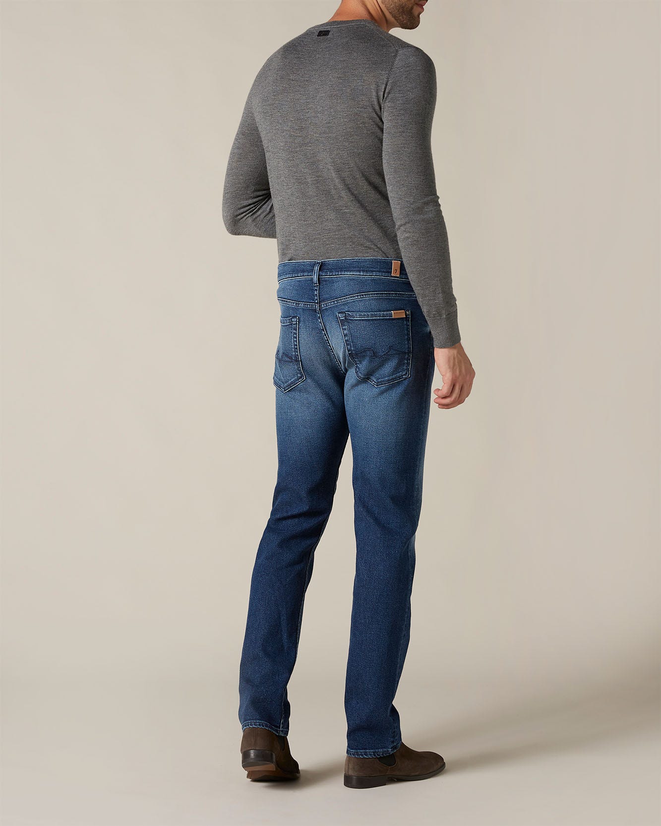 Middle Blue KAYDEN Luxe Vintage Boulevard Dark Blue 7 For All Mankind