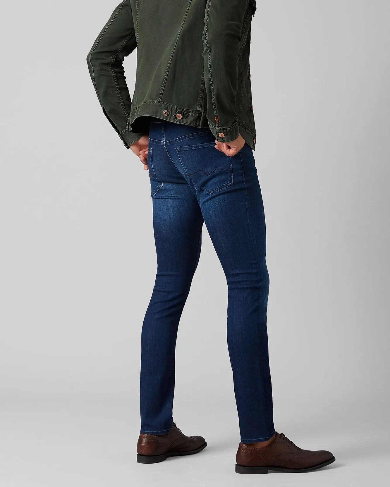 Middle Blue KAYDEN Luxe Performance Indigo Blue - BEVAVA