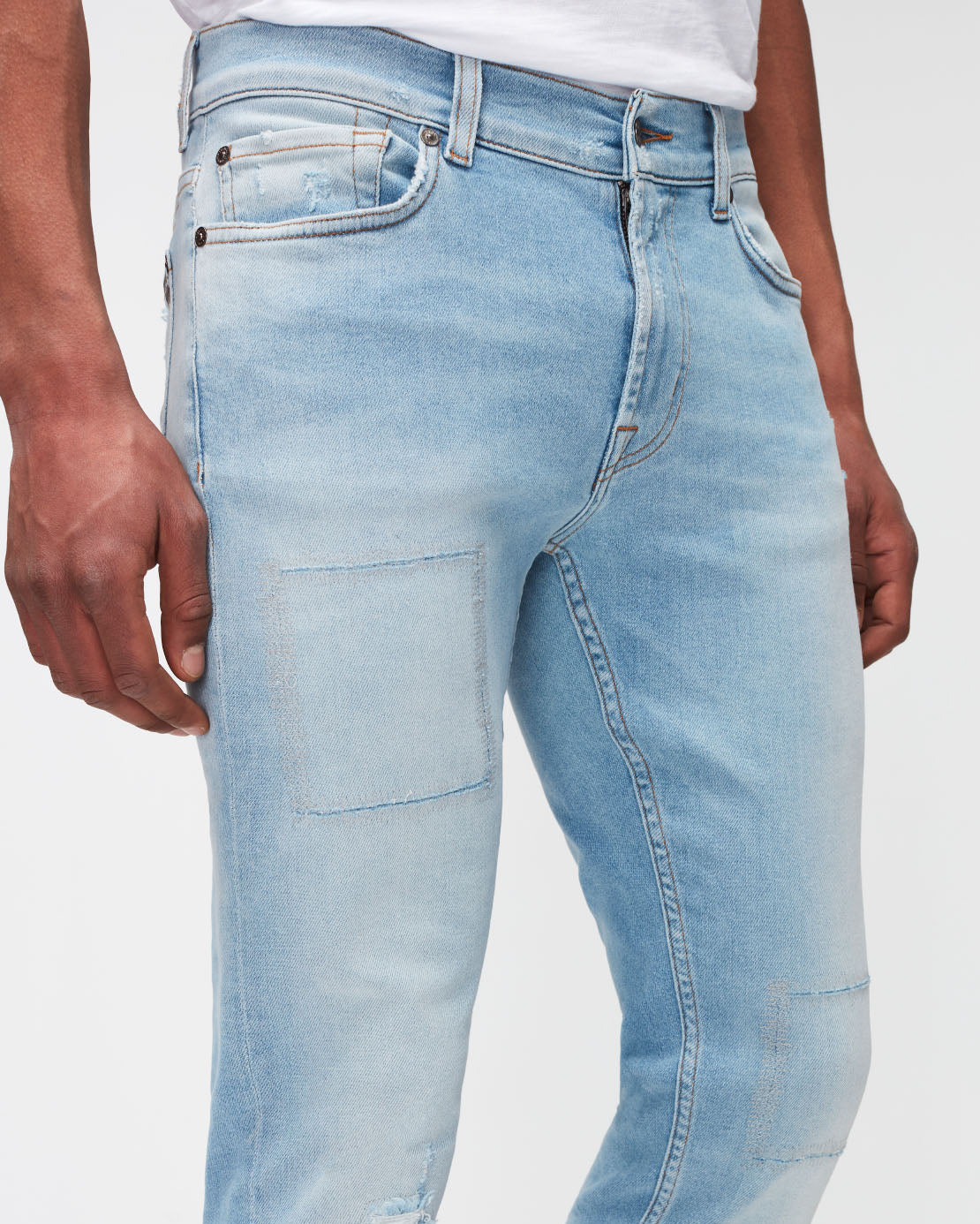 Light Blue Ronnie Tapered Stretch Tek Eco Game On