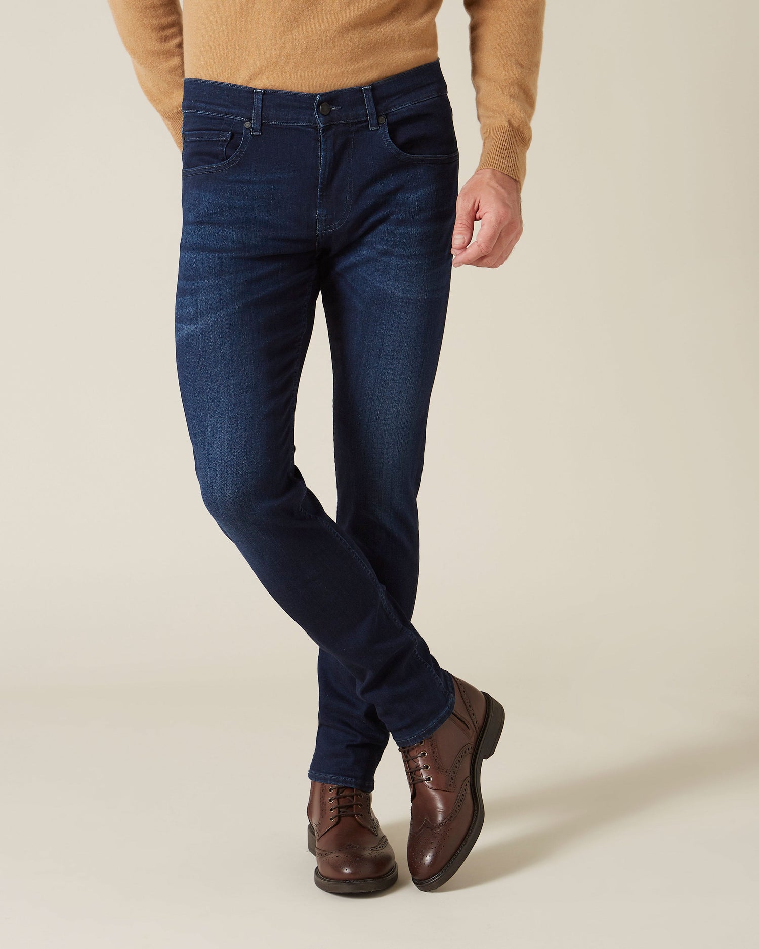 Dark Blue SLIMMY TAPERED Luxe Performance Plus Deep Blue 7 For All Mankind