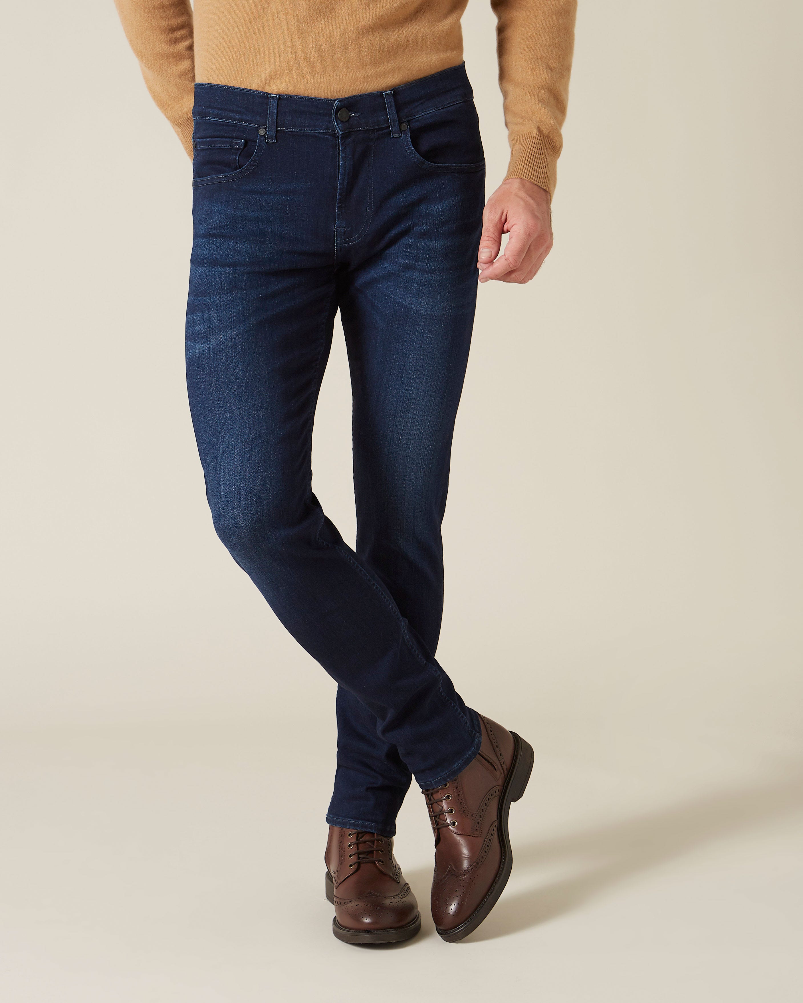 Dark Blue SLIMMY TAPERED Luxe Performance Plus Deep Blue 7 For All Mankind