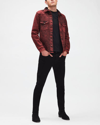 Black Slimmy Tapered Stretch Tek Eco Game On 7 For All Mankind