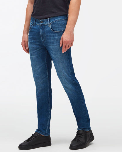 Middle Blue Slimmy Tapered Stretch Tek Too Late 7 For All Mankind