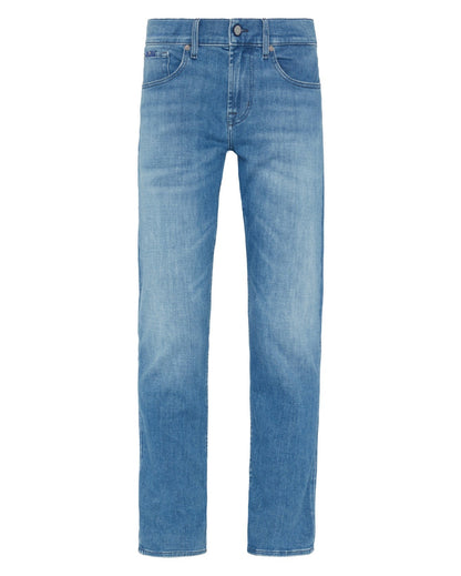 Light Blue Slimmy Tapered Special Edition Stretch Tek Move Me 7 For All Mankind