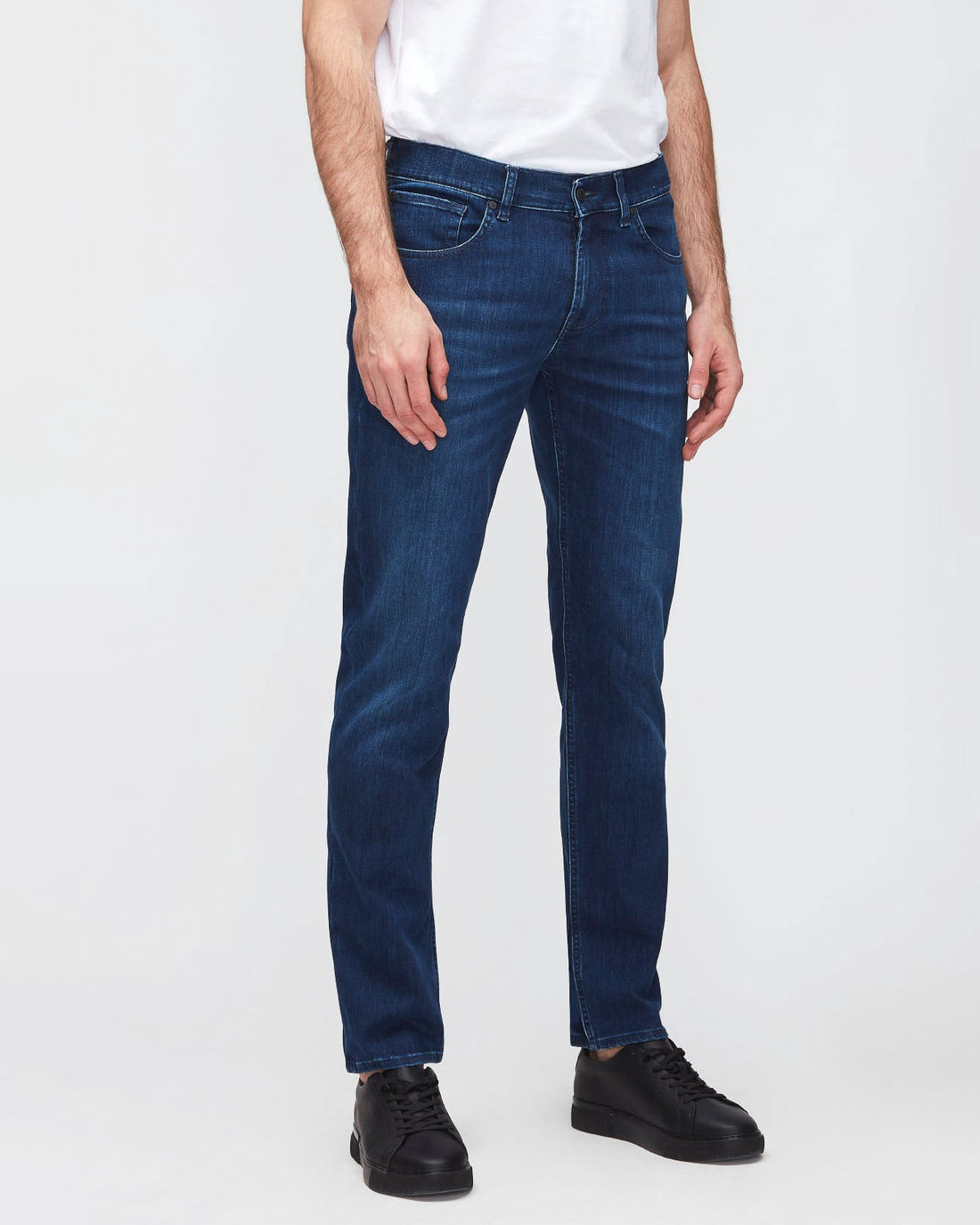 Dark Blue Slimmy Tapered Luxe Performance Eco Indigo Blue 7 For All Mankind