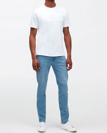 Light Blue Slimmy Tapered Luxe Performance Eco Light Blue 7 For All Mankind