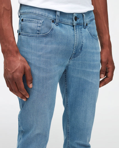 Light Blue Slimmy Tapered Luxe Performance Eco Light Blue 7 For All Mankind