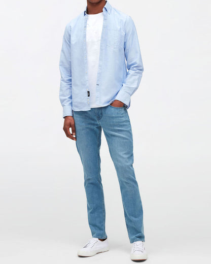 Light Blue Slimmy Tapered Luxe Performance Eco Light Blue 7 For All Mankind
