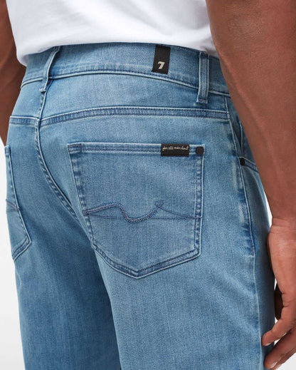 Light Blue Slimmy Tapered Luxe Performance Eco Light Blue 7 For All Mankind