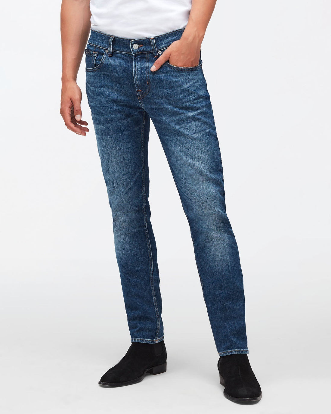 Middle Blue Slimmy Tapered Special Edition Nevermind 7 For All Mankind