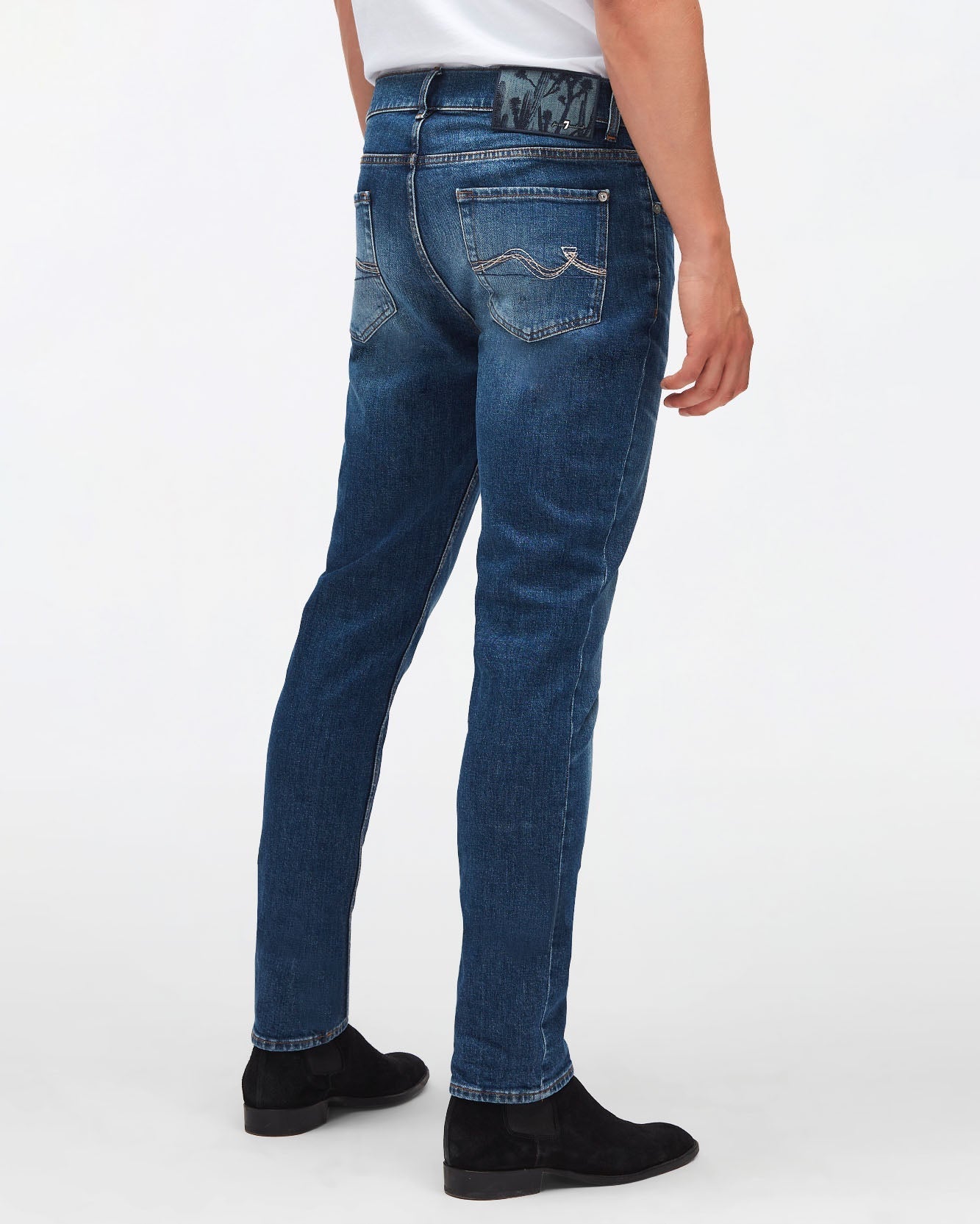 Middle Blue Slimmy Tapered Special Edition Nevermind 7 For All Mankind