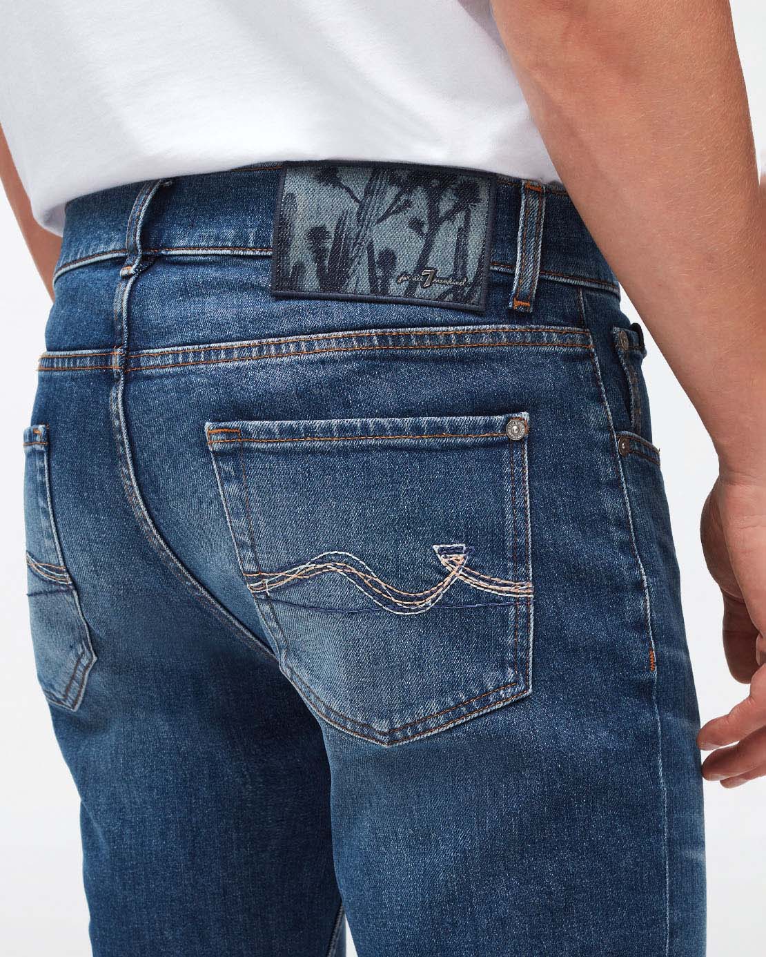 Middle Blue Slimmy Tapered Special Edition Nevermind 7 For All Mankind