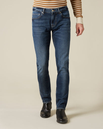 Middle Blue SLIMMY TAPERED Captain Blue 7 For All Mankind
