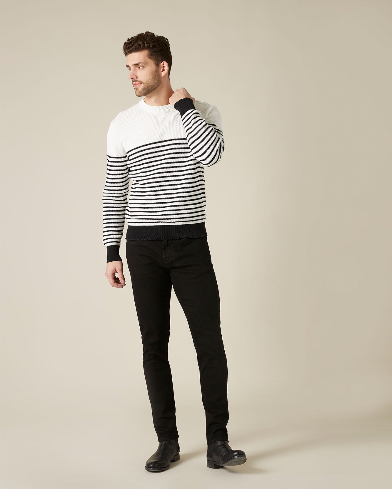 Black SLIMMY TAPERED Sp Ed Luxe Performance Rinse Black 7 For All Mankind