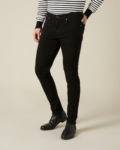 Black SLIMMY TAPERED Sp Ed Luxe Performance Rinse Black 7 For All Mankind