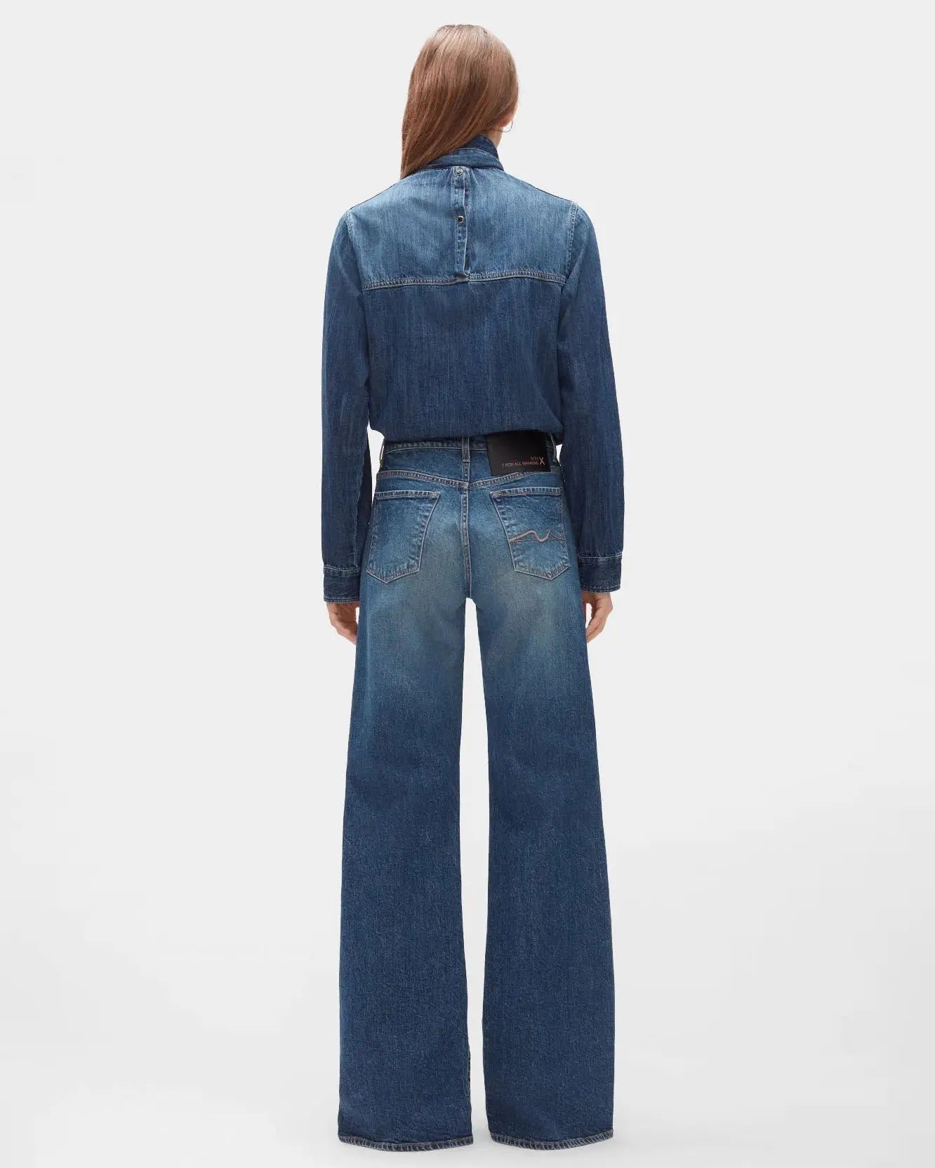 Middle Blue Trouser Indigo - BEVAVA