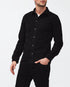 Black Western Overshirt Clean Corduroy Black 7 For All Mankind