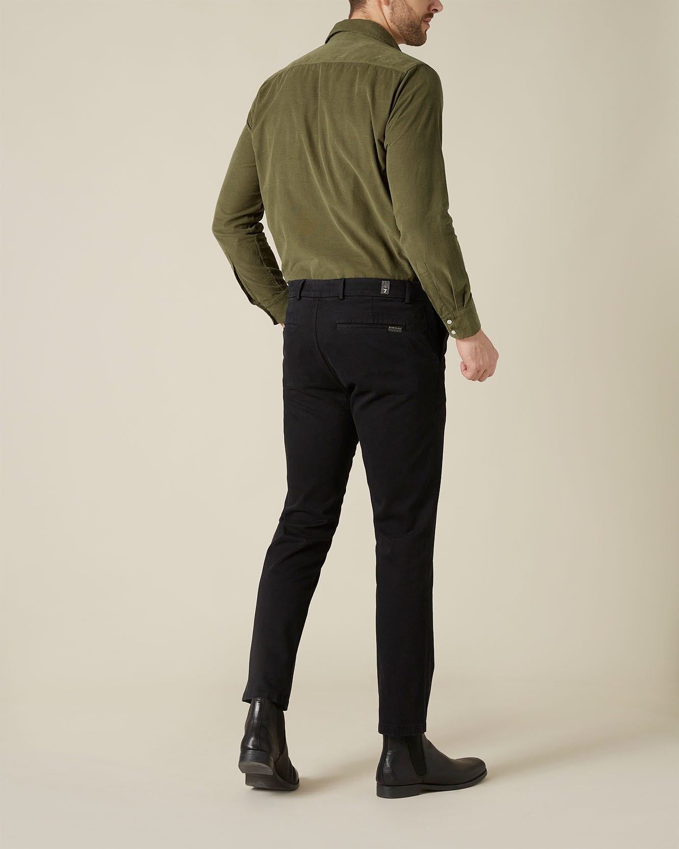 Black SLIMMY CHINO Luxe Performance Sateen Black 7 For All Mankind