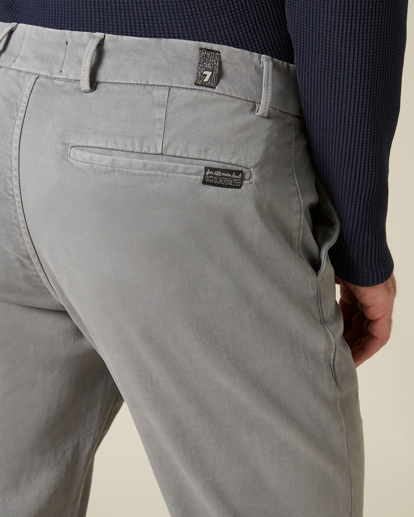 Dark Grey SLIMMY CHINO Luxe Performance Sateen Dark Grey 7 For All Mankind