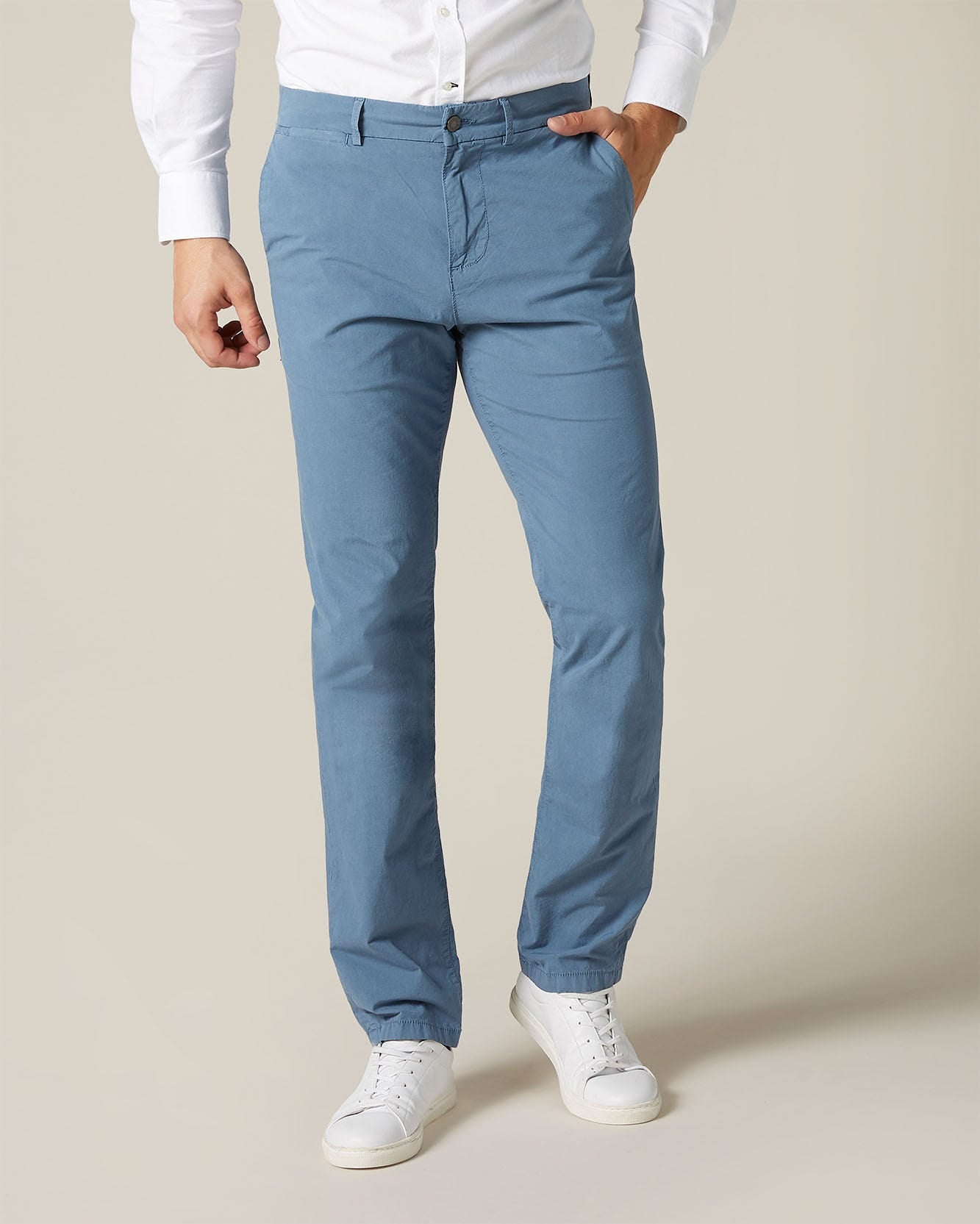 Light Blue Slimmy Chino Weightless Colors Indigo 7 For All Mankind