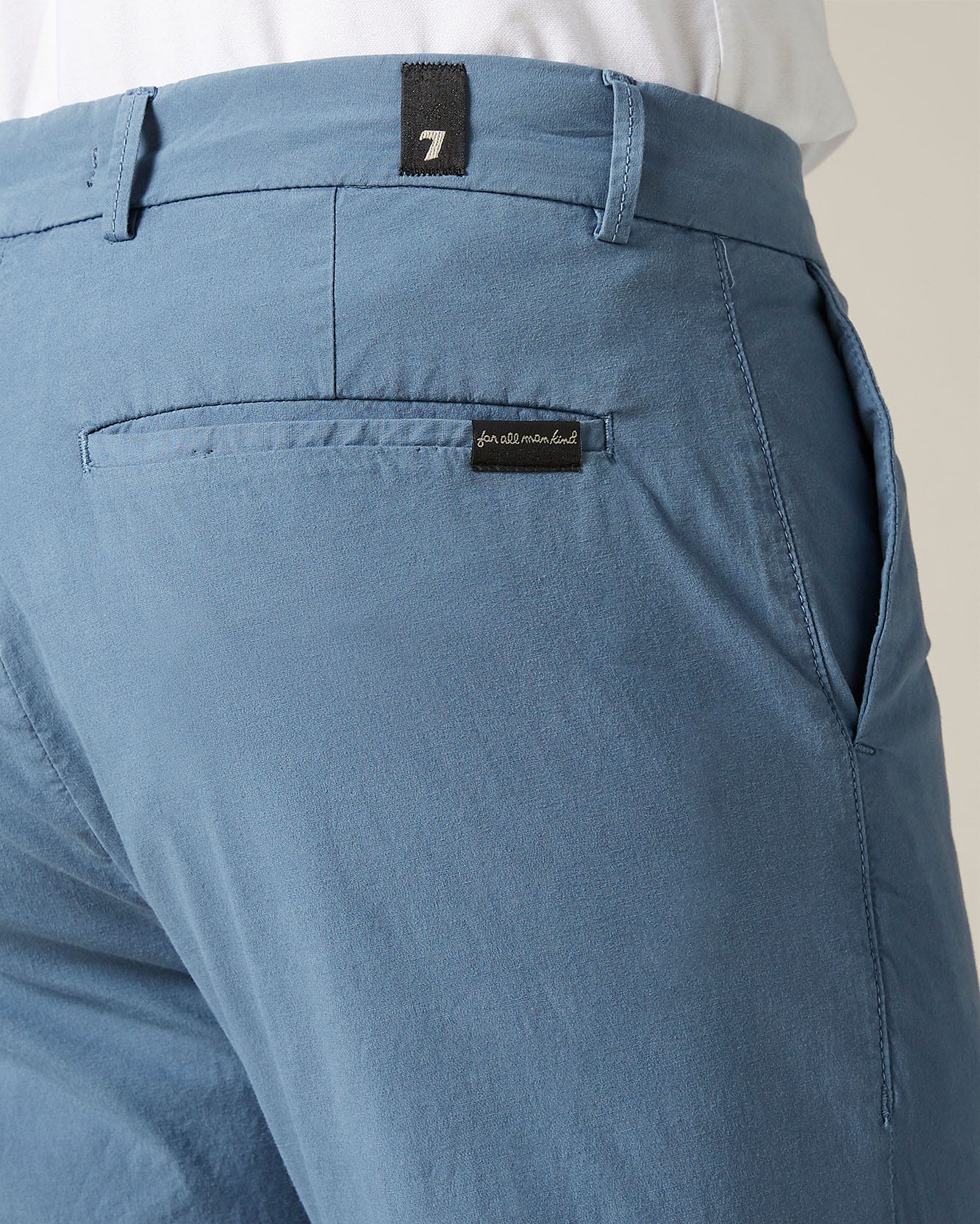 Light Blue Slimmy Chino Weightless Colors Indigo 7 For All Mankind