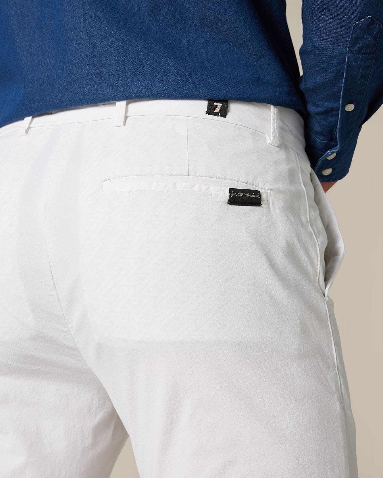 White SLIMMY CHINO Weightless Colors White 7 For All Mankind