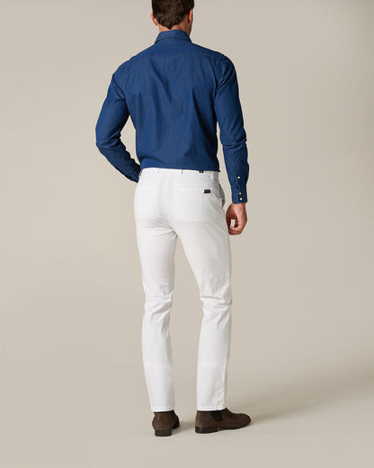 White SLIMMY CHINO Weightless Colors White 7 For All Mankind