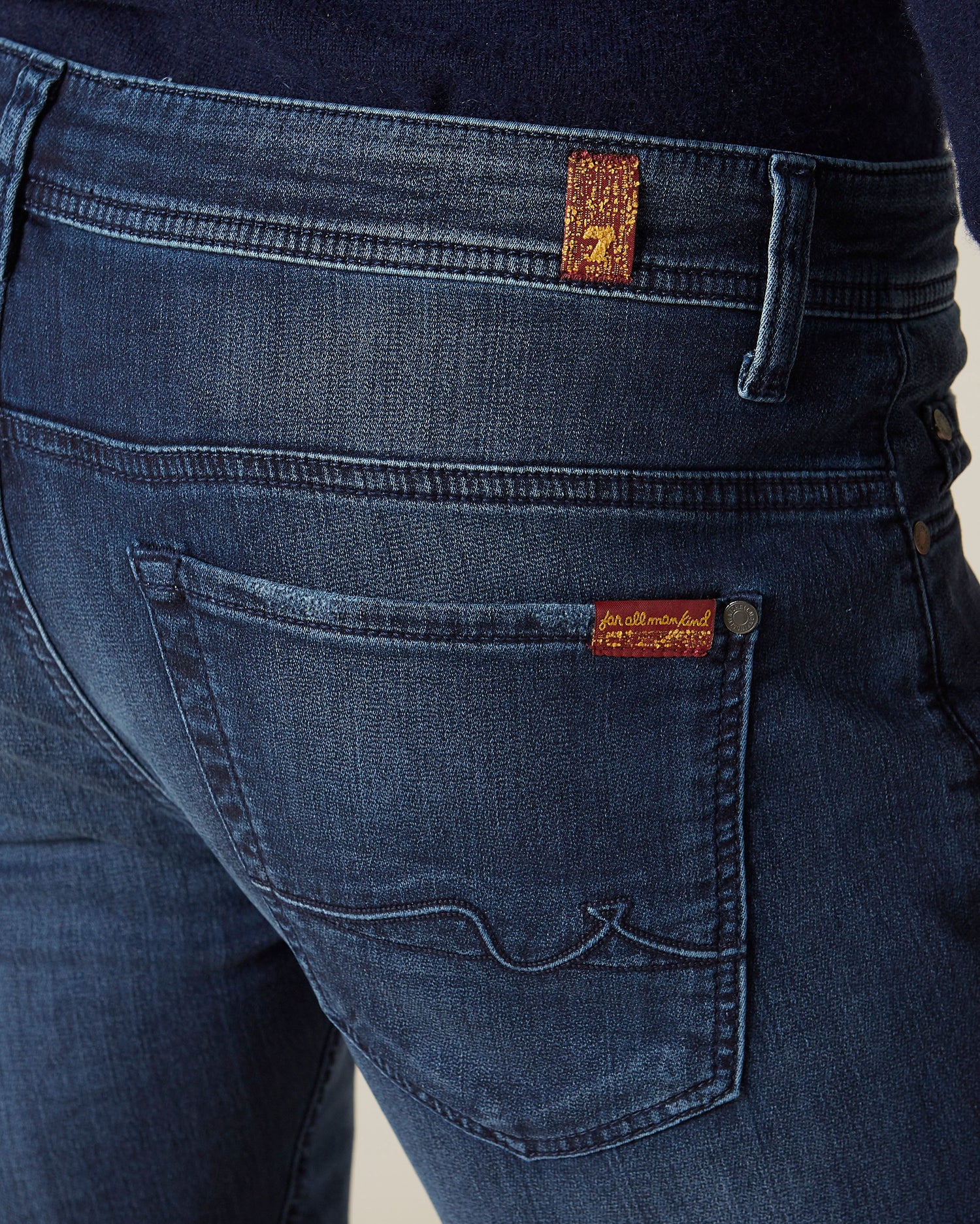 Middle Blue RONNIE J Luxe Jogger Eternal Dark Blue 7 For All Mankind